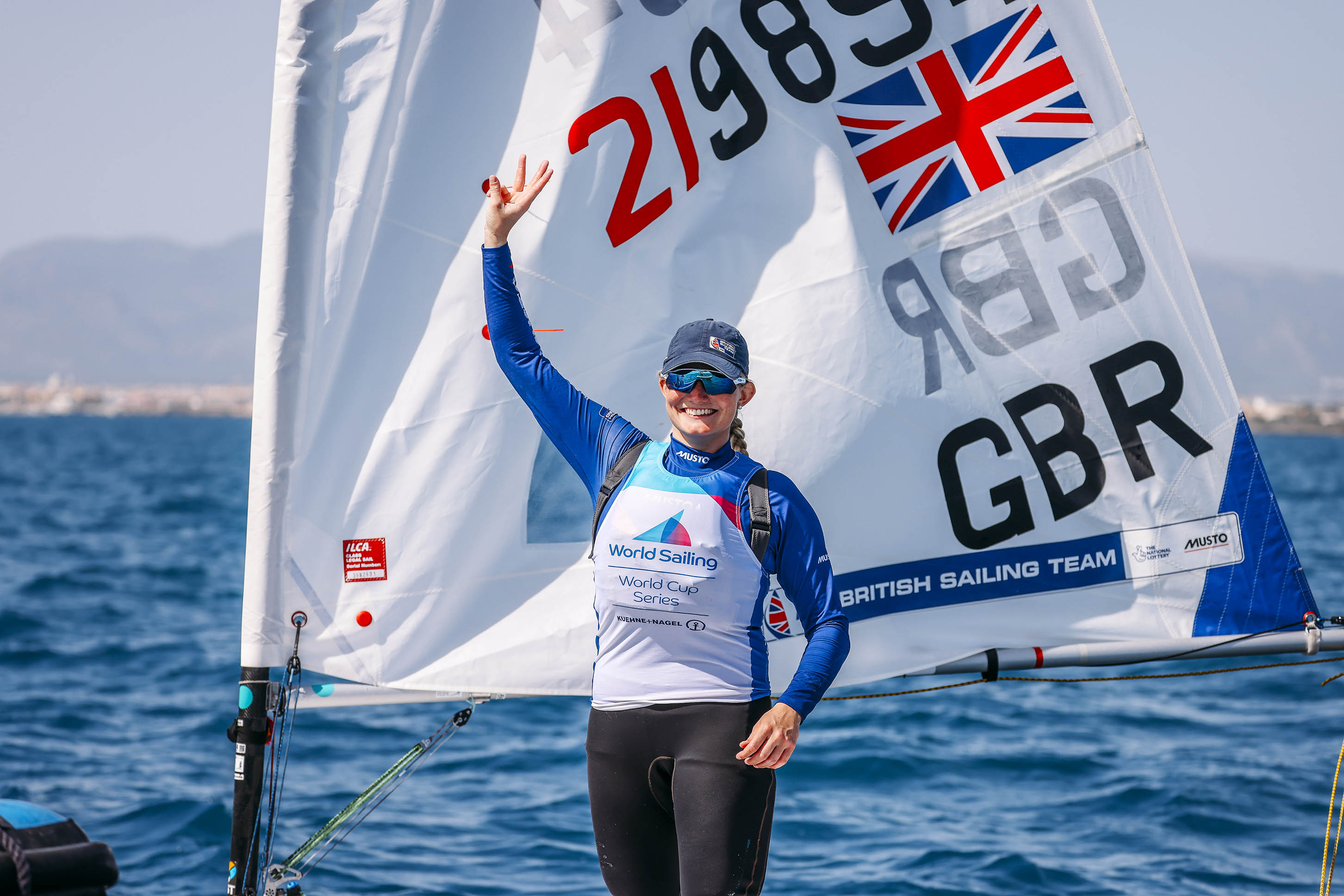 Matilda Nicholls won bronze, her first medal at senior level. © Sailing Energy