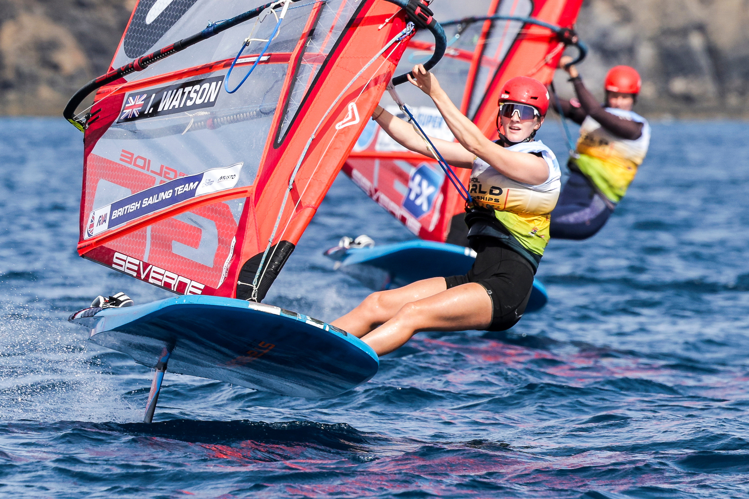 Islay Watson is among six British women competing in Sardinia. © Sailing Energy